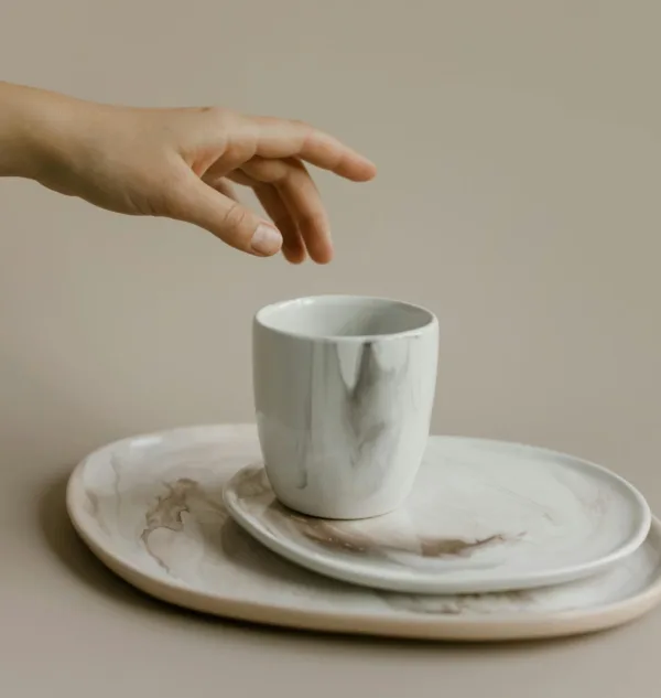 Set "marbré"